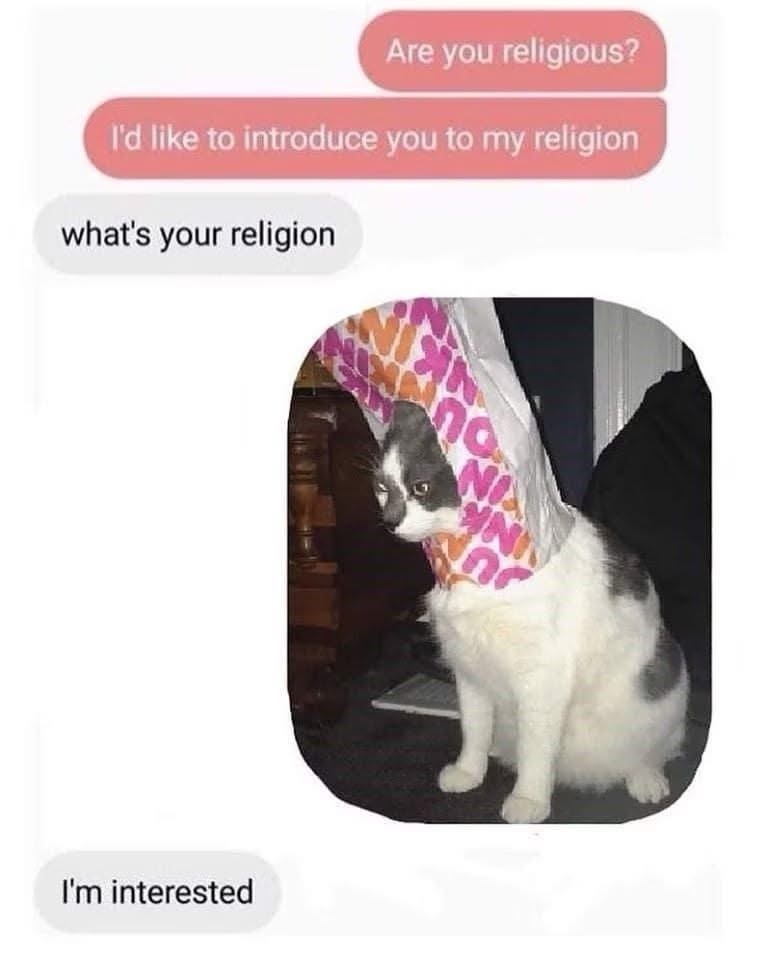 20 Memes That Are as Random as That One Sock in Your Laundry 1 Are you religious