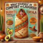 Burrito Tortilla Throw Blanket - FG