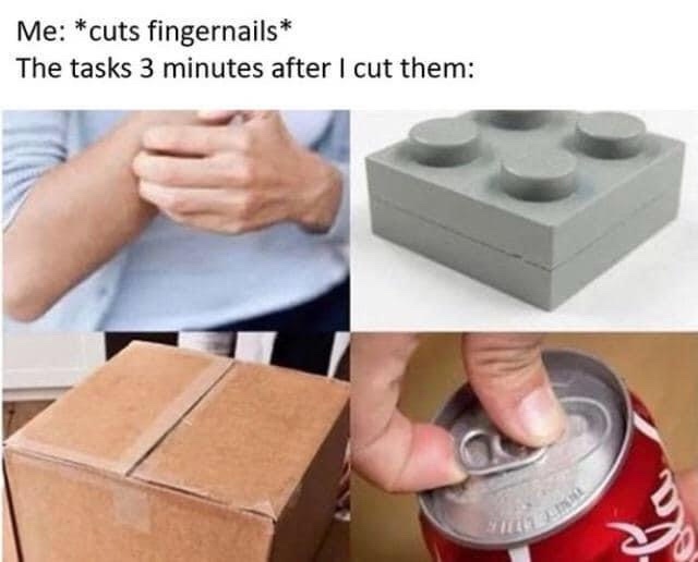 28 Memes That Are the Digital Version of Laughing Gas 5 Cuts fingernails