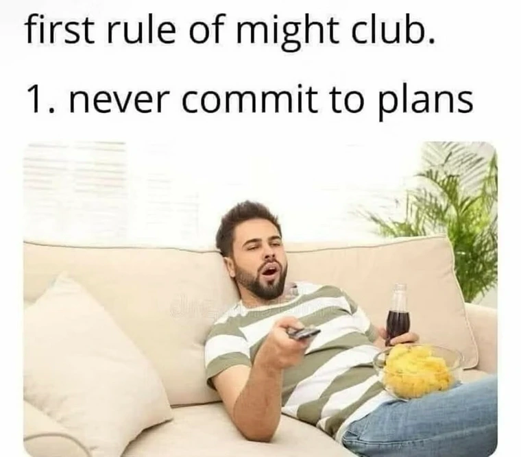 First rule of might club