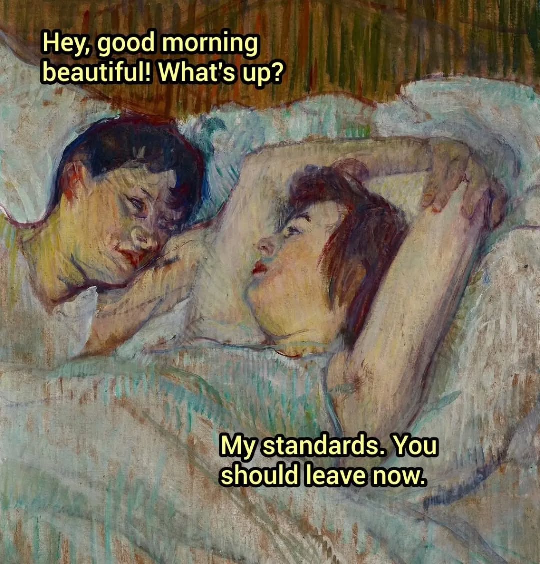 20 Timeless Art Memes That Are About to Change Your View on History Forever 6 Hey good morning - Timeless Art Memes