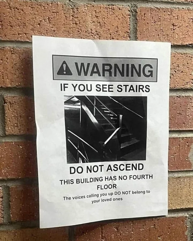 If you see stairs