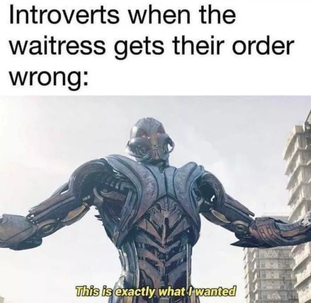28 Memes That Are the Digital Version of Laughing Gas 13 Introverts when waiter