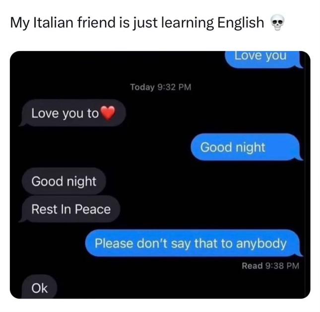 Italian friend
