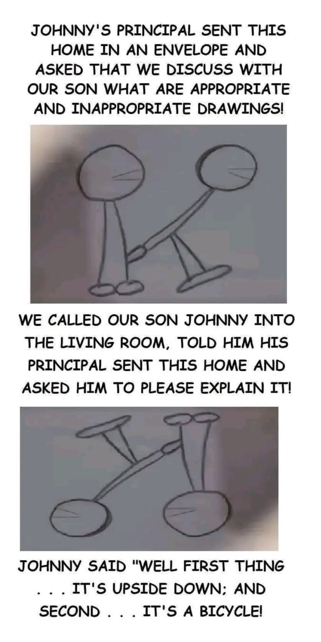 20 Memes So Random They Deserve Their Own Conspiracy Theory 9 Johnnys principal sent this home
