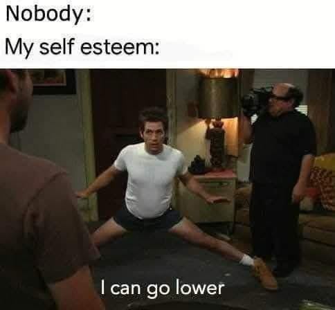 20 Memes to Scroll Through When You’re Avoiding Life 14 My self esteem