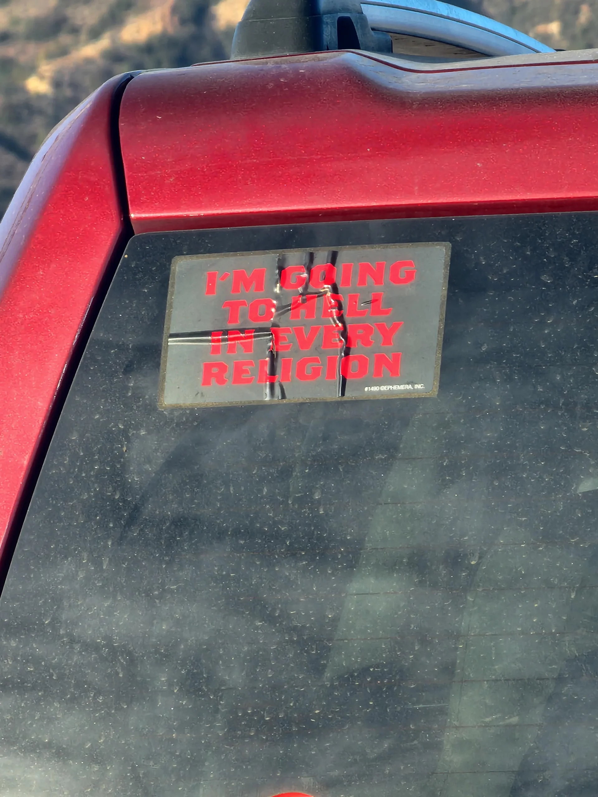 20 Bumper Stickers So Funny They’ll Have You Tailgating for More 9 Nice to know I'll have company.