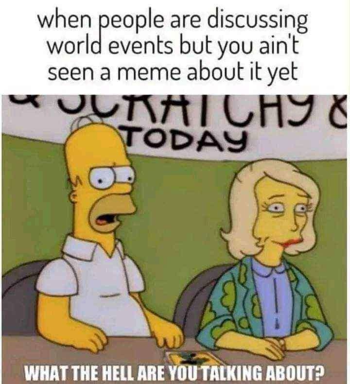 20 Memes That Are the Lovechild of Chaos and Comedy 11 People discussing world evnts