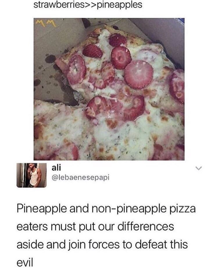 20 Memes That’ll Hit You Like a Flying Rubber Chicken 9 Pineapple pizza