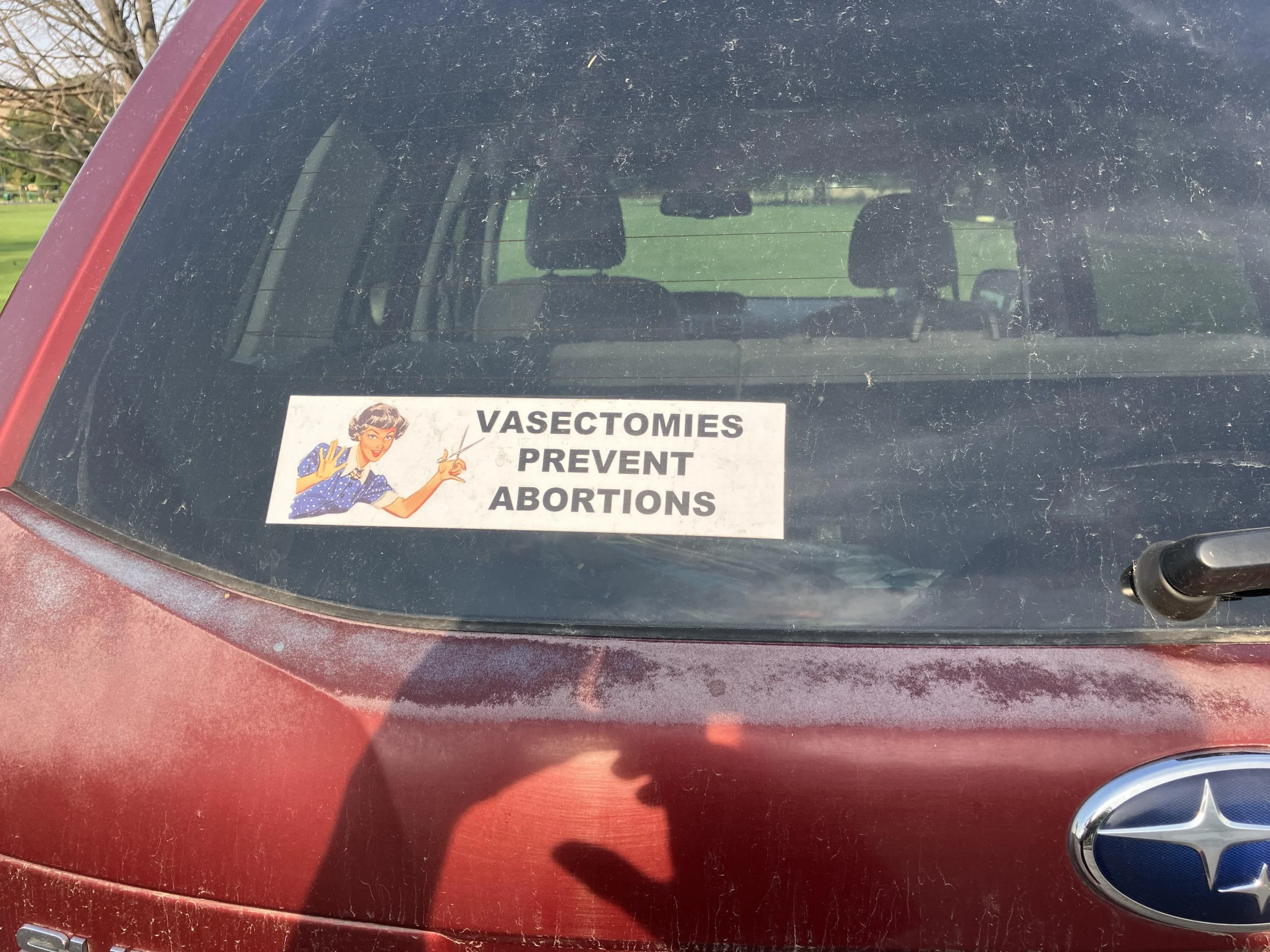 20 Bumper Stickers So Funny They’ll Have You Tailgating for More 12 Put up or shut up!