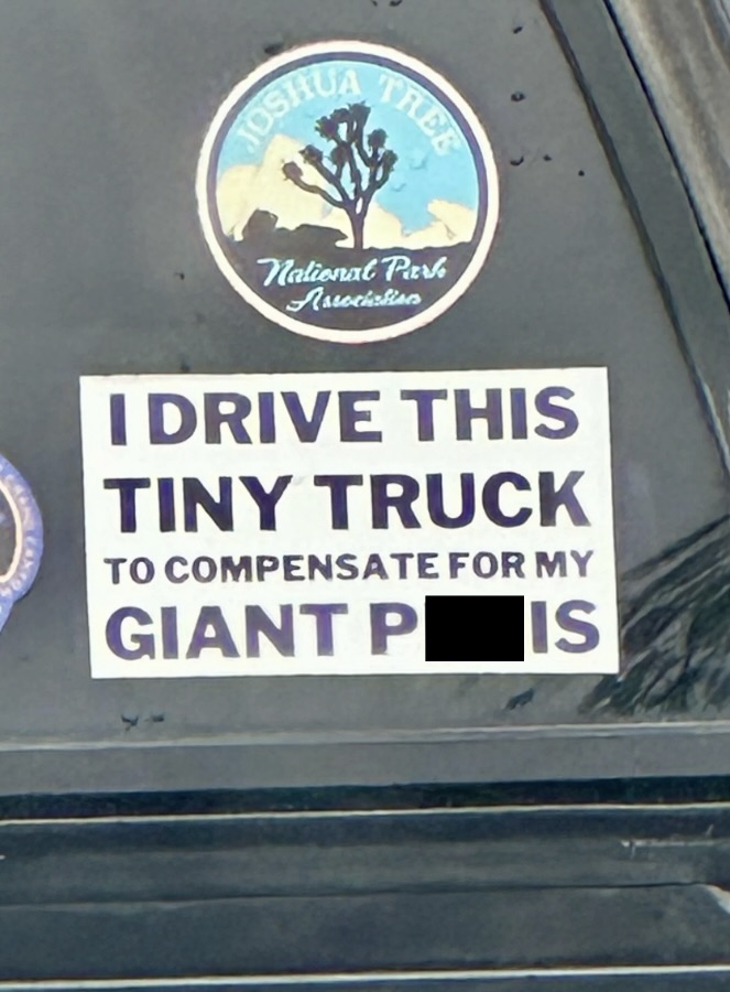 20 Bumper Stickers So Funny They’ll Have You Tailgating for More 17 Thanks for the giggle, stranger in front of me