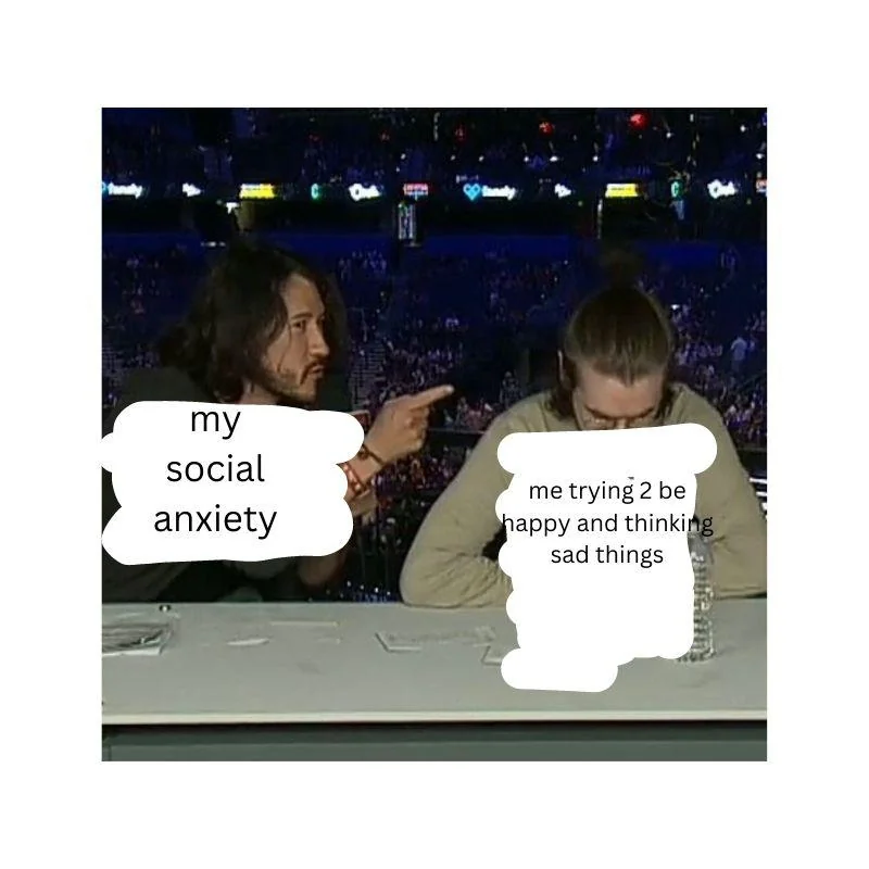 20 Social Anxiety Memes That Understand Your Awkward Soul 13 Trying 2 be happy - Social Anxiety Memes