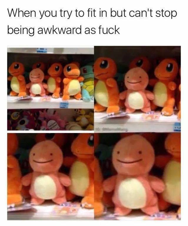 20 Social Anxiety Memes That Understand Your Awkward Soul 16 When you try to fit in - Social Anxiety Memes