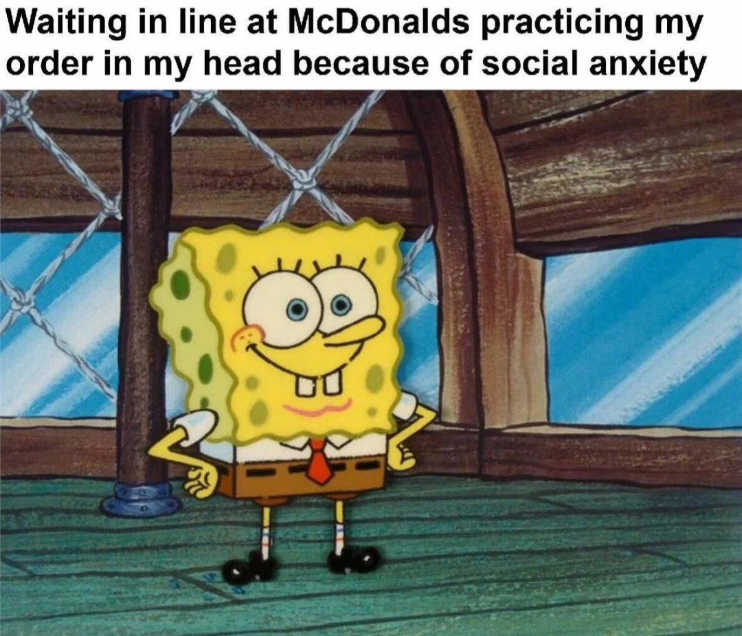 20 Social Anxiety Memes That Understand Your Awkward Soul 1 aiting in line - Social Anxiety Memes