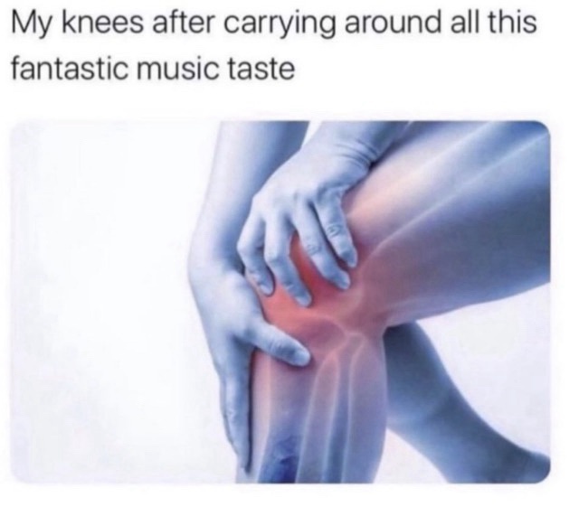 kneew after carrying around