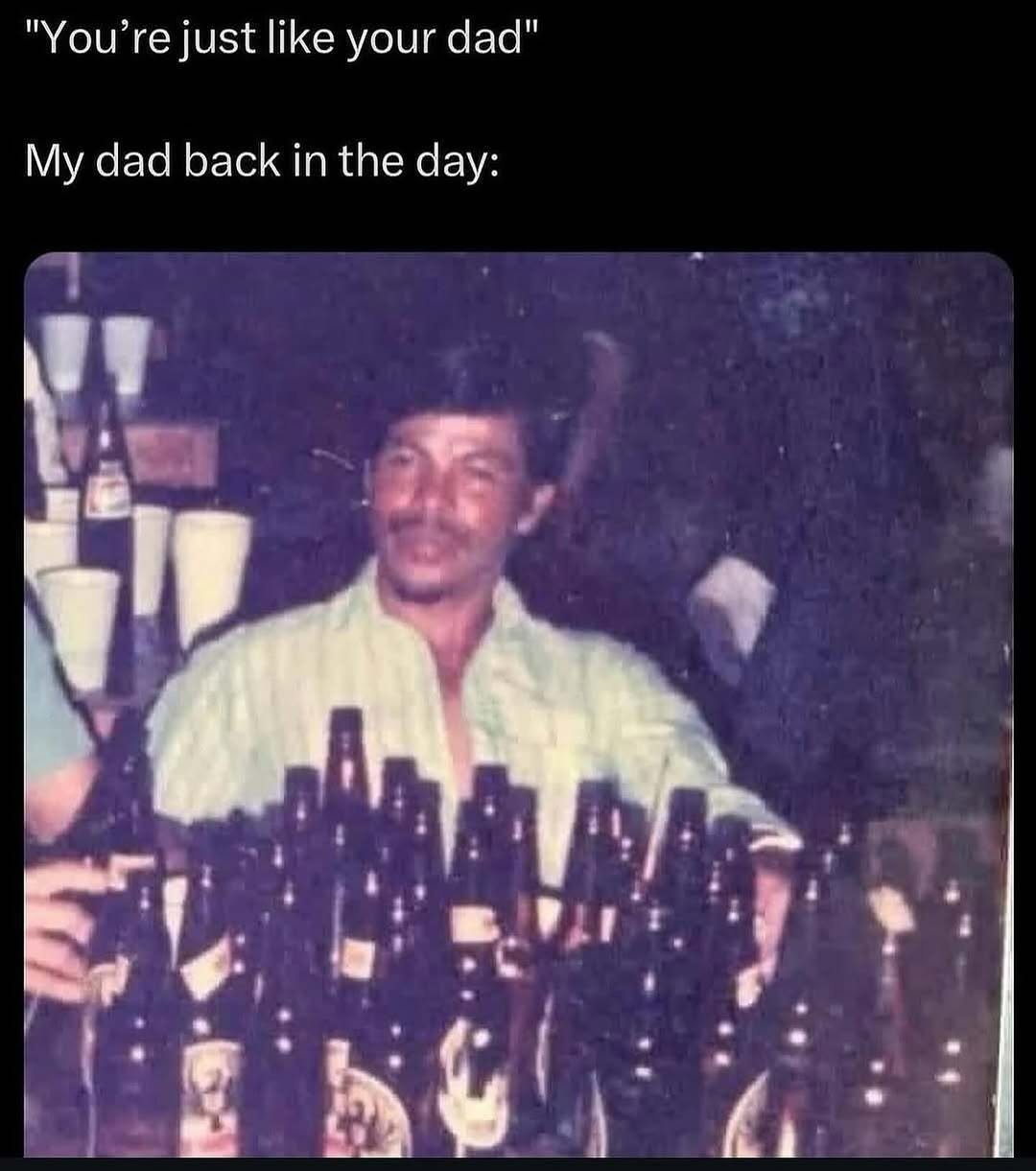 my dad back in the day