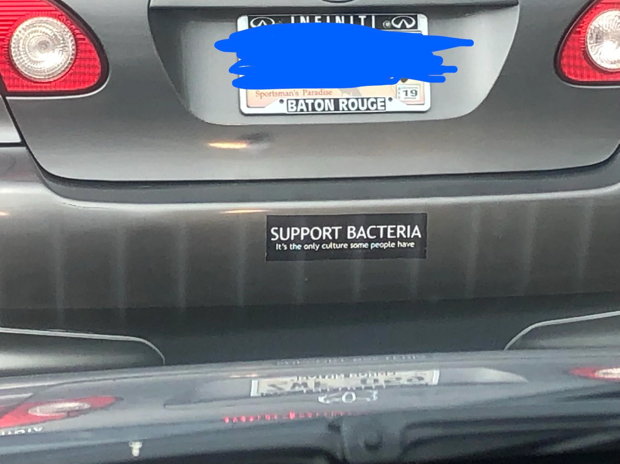 20 Bumper Stickers So Funny They’ll Have You Tailgating for More 15 saw this bumper sticker on my way to class last week