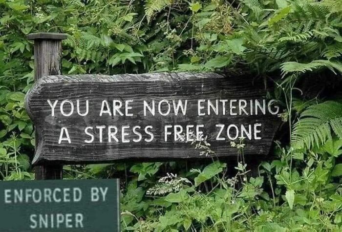 35 Funniest "Things In Places Where It Shouldn't Be" Memes 37 stress free zone