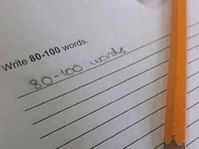 write 80 to 100 words