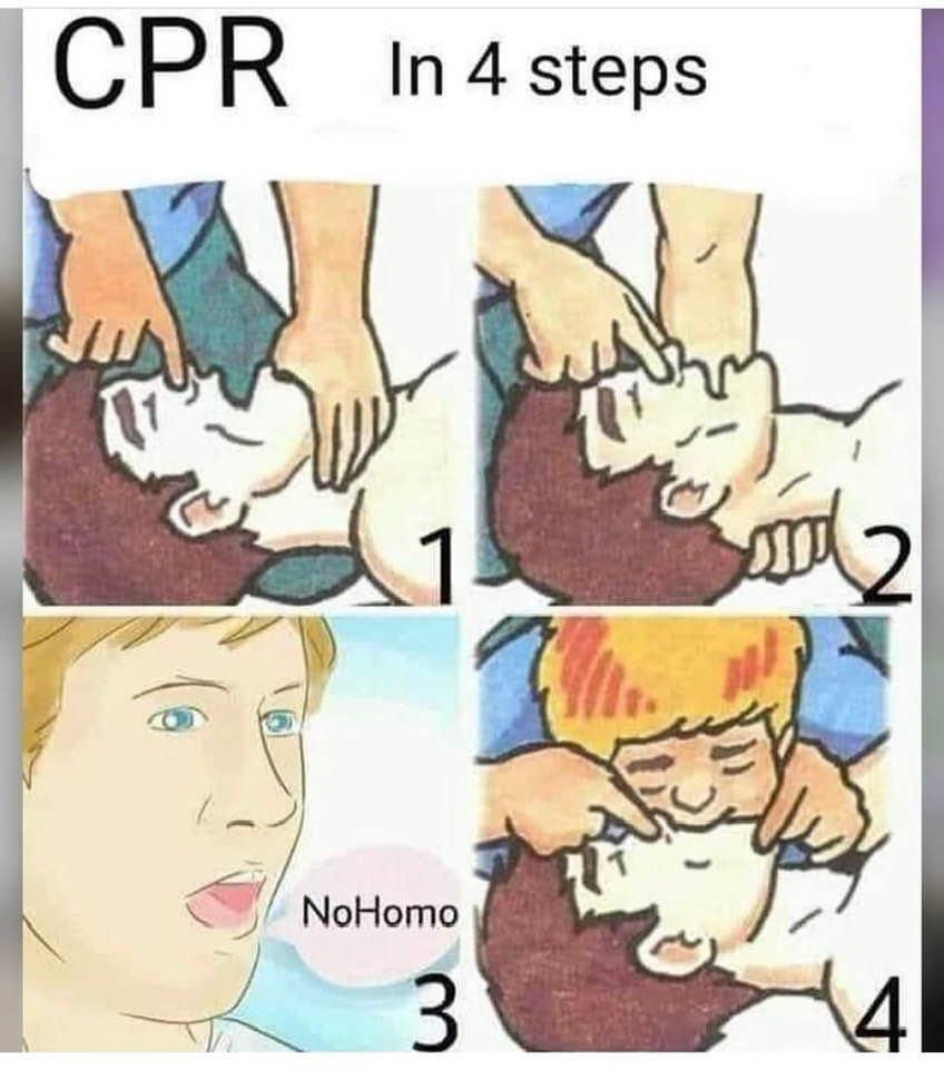 25 Memes That Hit Harder Than Your Alarm on a Monday 21 CPR in 4 steps