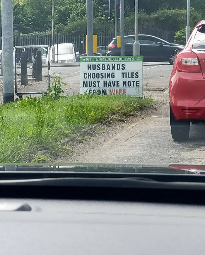 Husbands choosing tiles