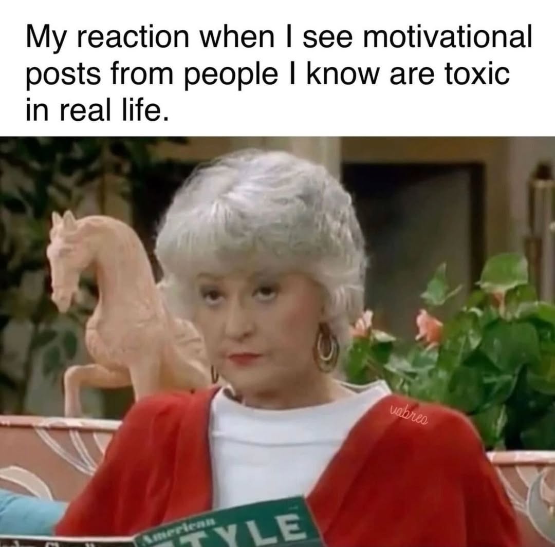 My reaction when I see