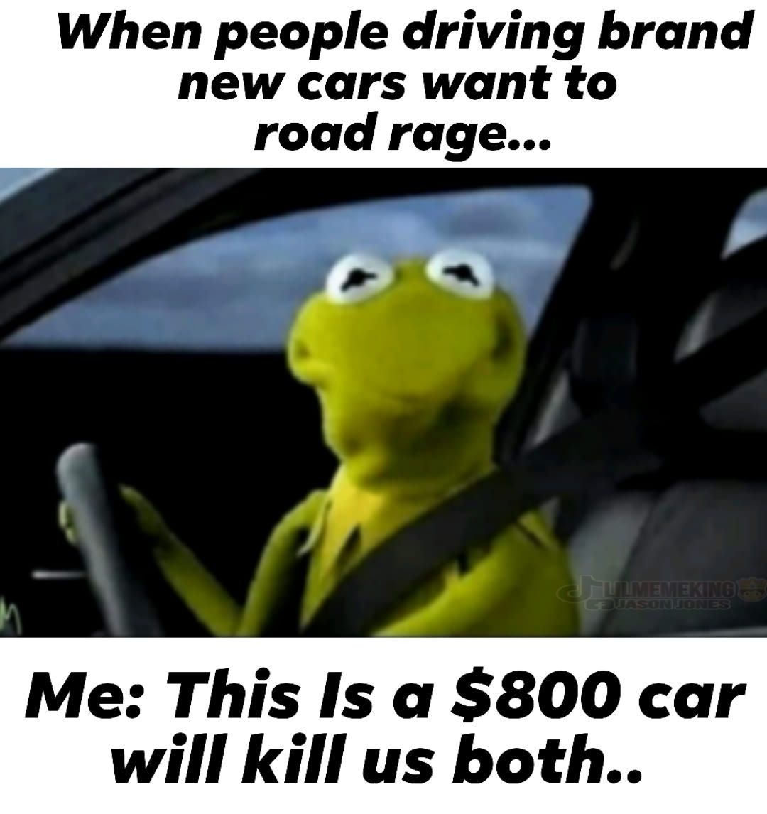 People driving brand new cars