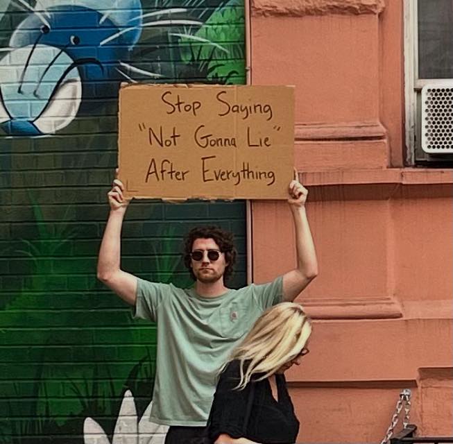 "Dude With Sign" Is The Hero We Need: A Roundup Of His Most Valuable Messages 30 Stop saying