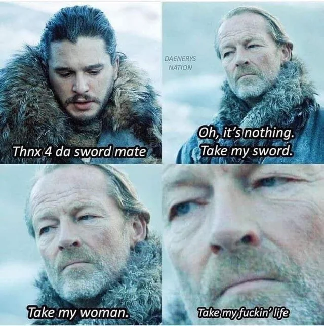 40 Funniest "Hello Darkness My Old Friend Memes" Ever 38 Thanks for the sword