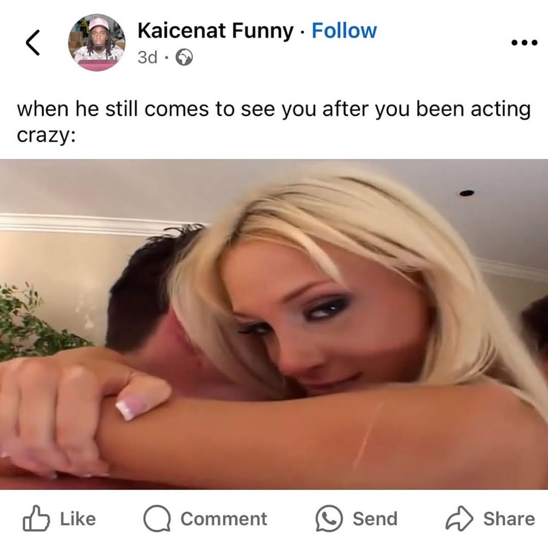 When she still comes to see you