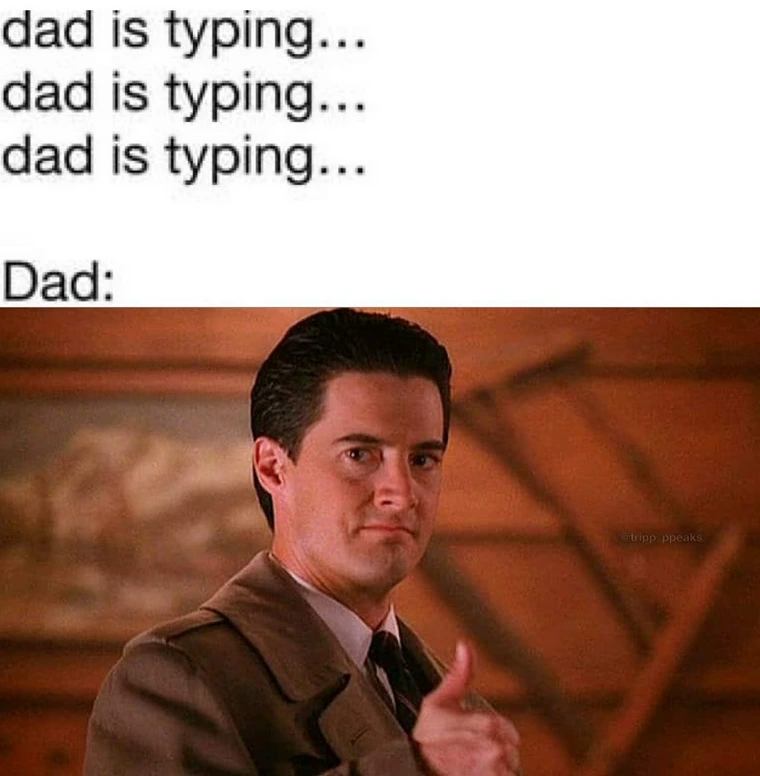 d is typing