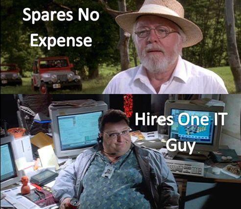Hires one IT guy