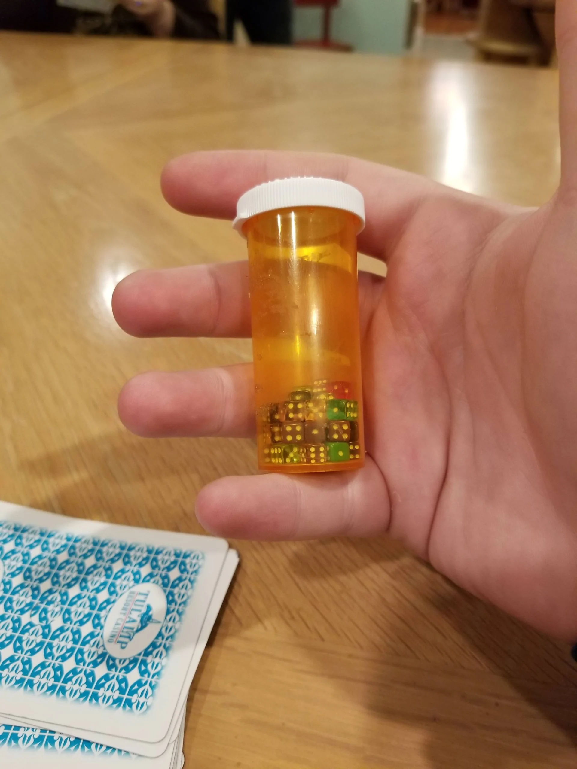 20 Hilarious Grandparent Antics That Prove Aging is Just a Joke 11 My grandpa took this bottle out and says, "I take these for my gambling addiction."