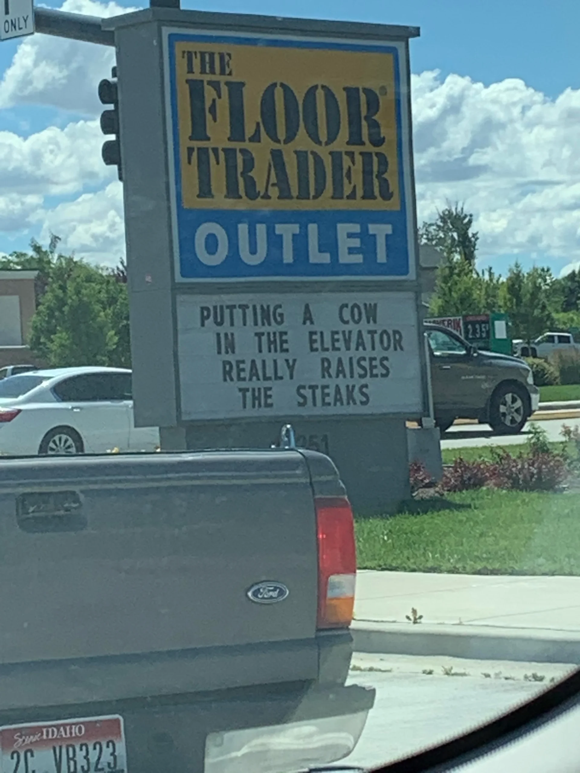 20 Hilarious Grandparent Antics That Prove Aging is Just a Joke 17 Owner of the store is a 70 year old man who changes the sign himself every couple of days. Very wholesome indeed.