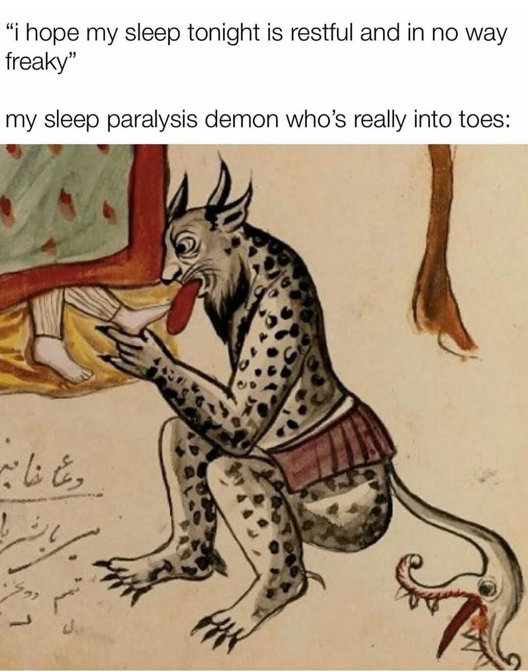 20 Memes You Weren’t Supposed to See… But Here We Are 14 Sleep parylysis demon