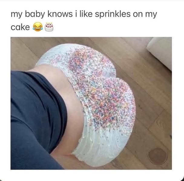 24 Memes That Walk the Fine Line Between Funny and Forbidden 15 Sprinkles on cake