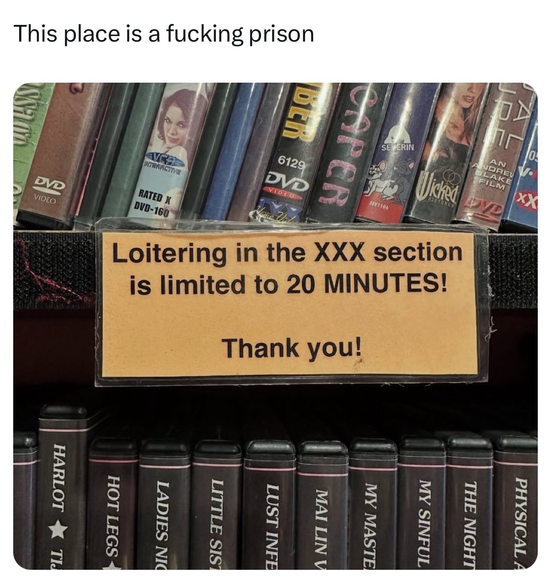 This place is prison