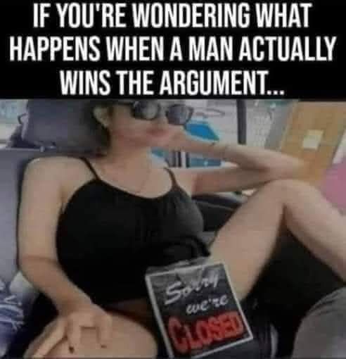 Wins the argument