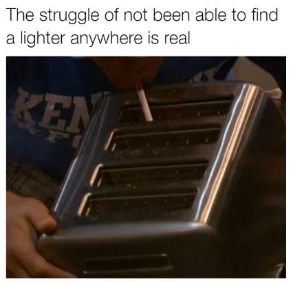 find a lighter
