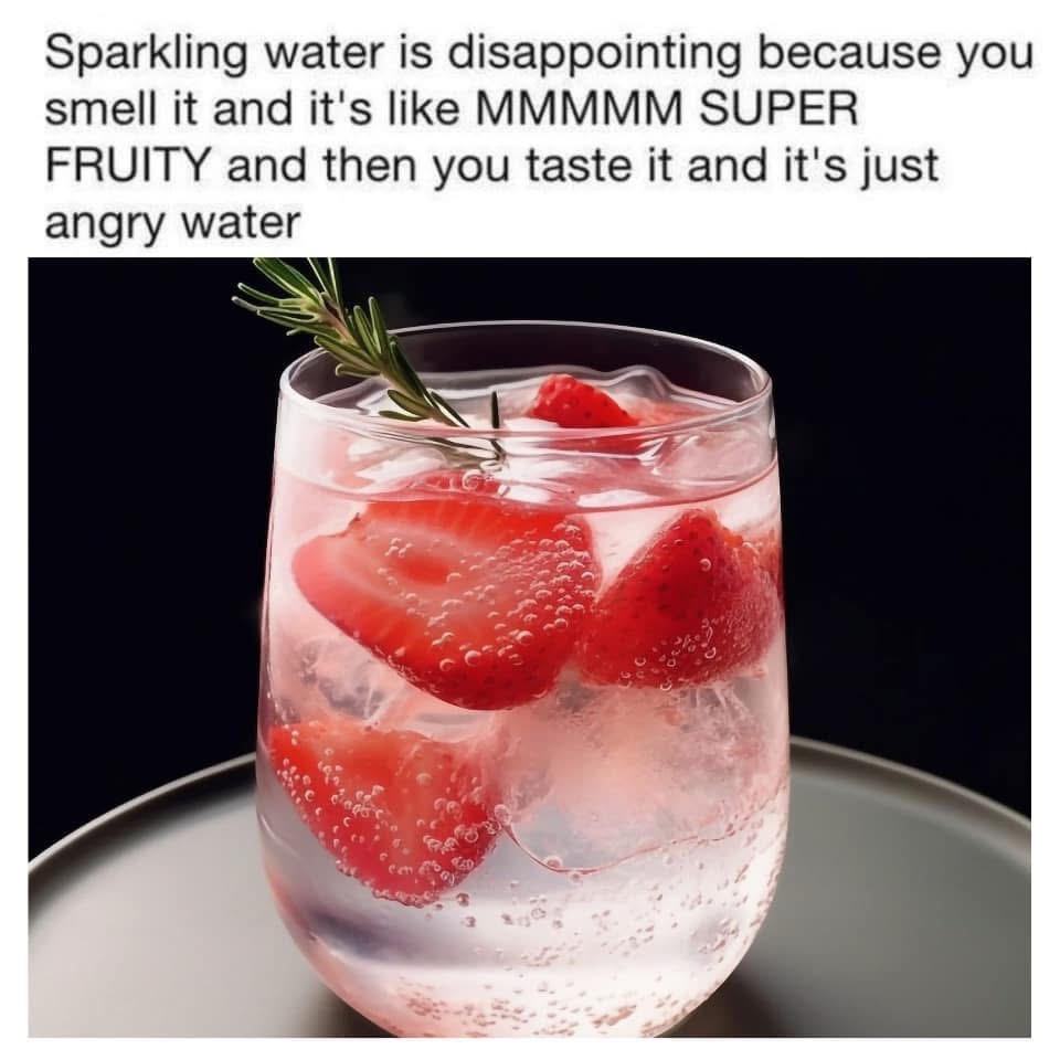 20 Memes You Can’t Scroll Past Without Laughing 17 sparkling water