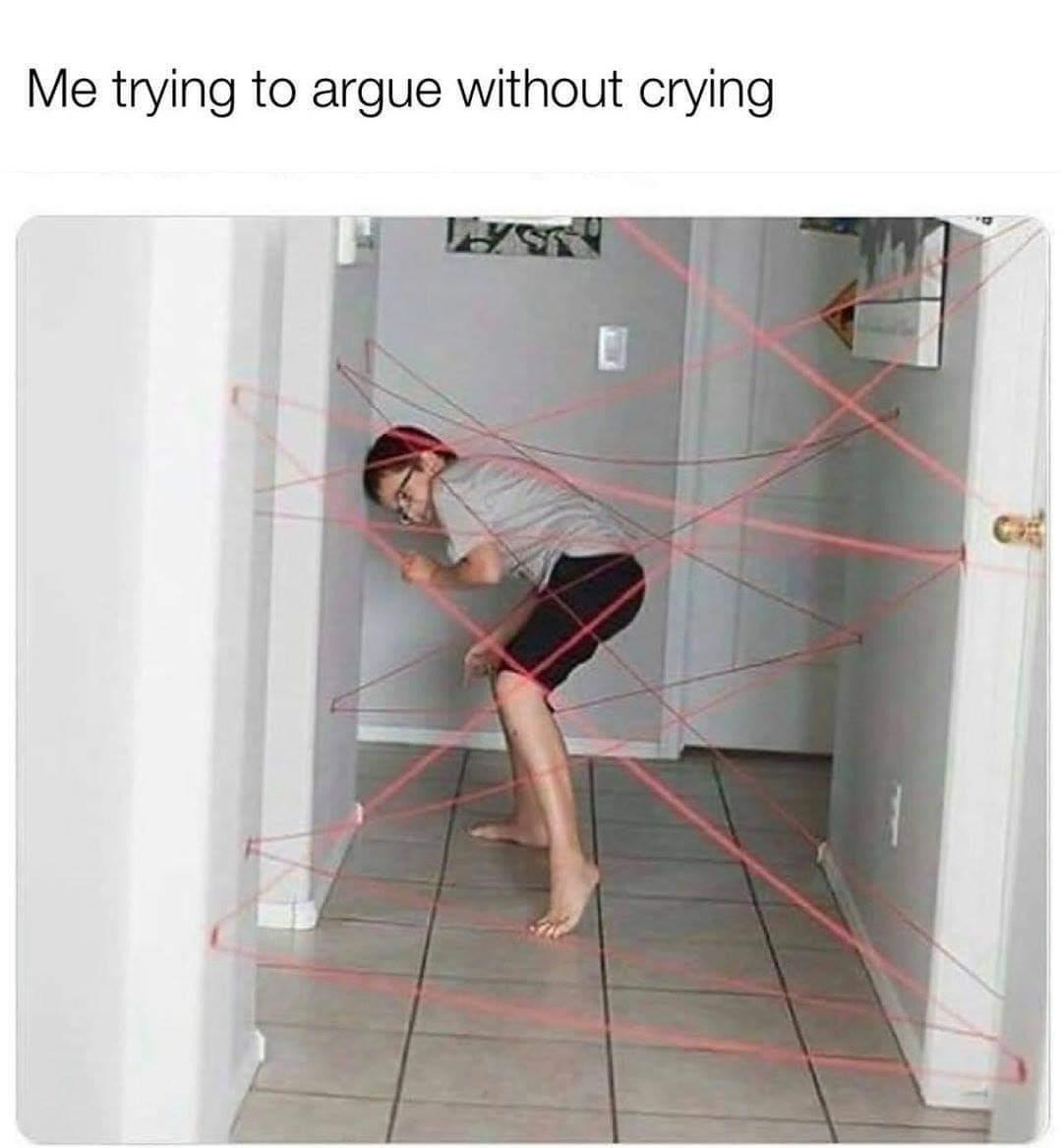 trying to argue
