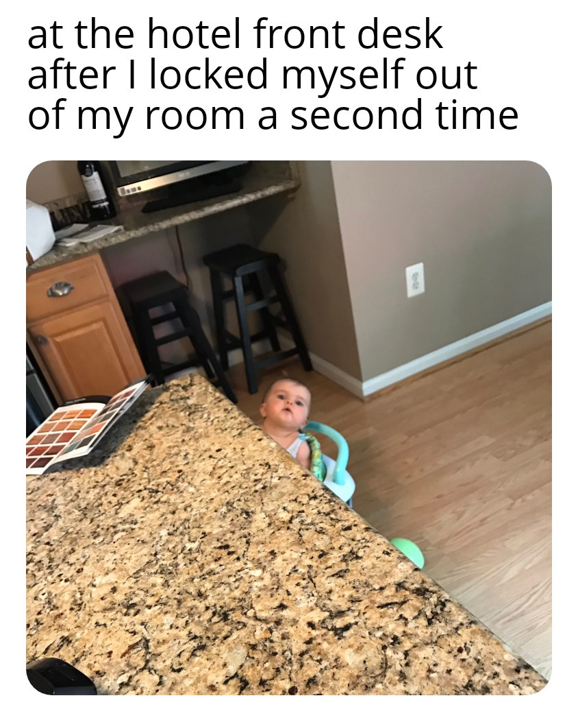 20 Memes That Are Like Therapy, But Free 1 At hotel front desk