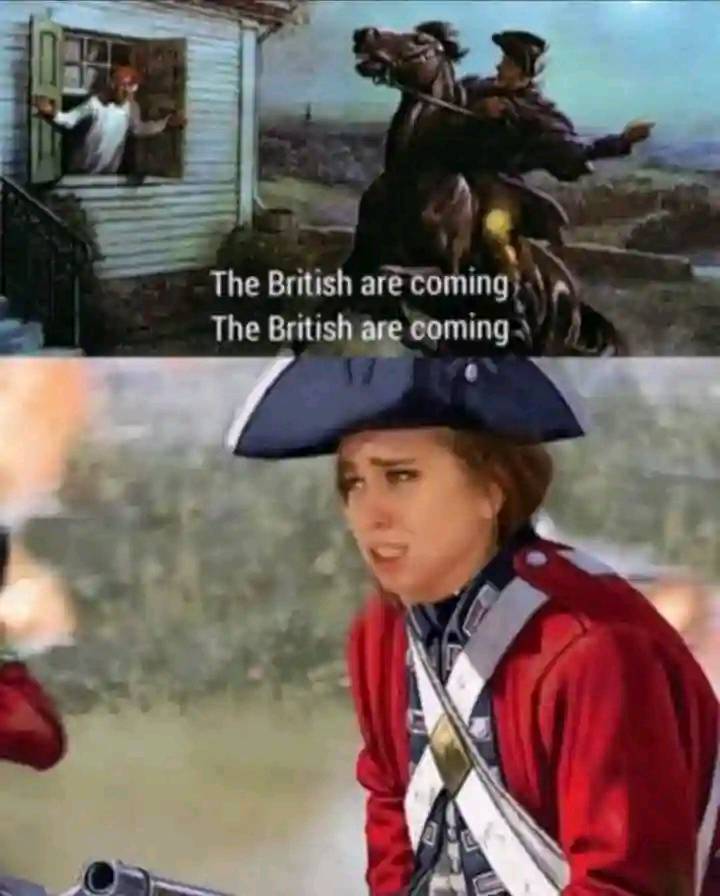 British are coming
