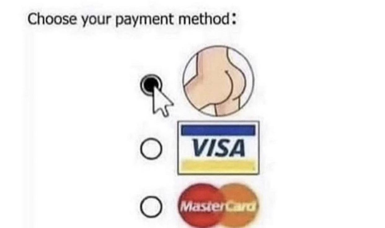 Chose your payment method