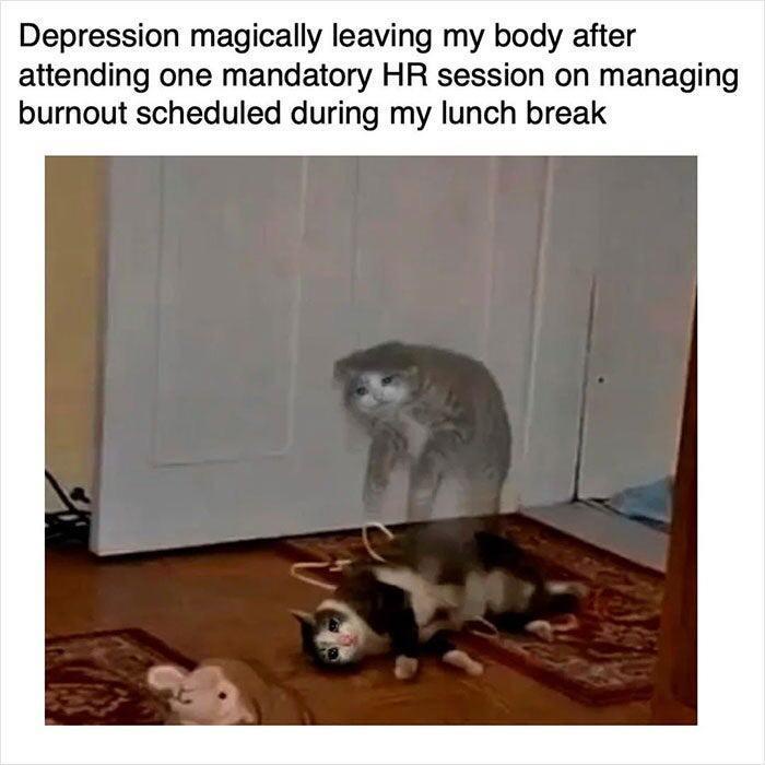 20 Memes So Funny, You’ll Need a Breathalyzer for Your Laughs 2 Depression leaving my body