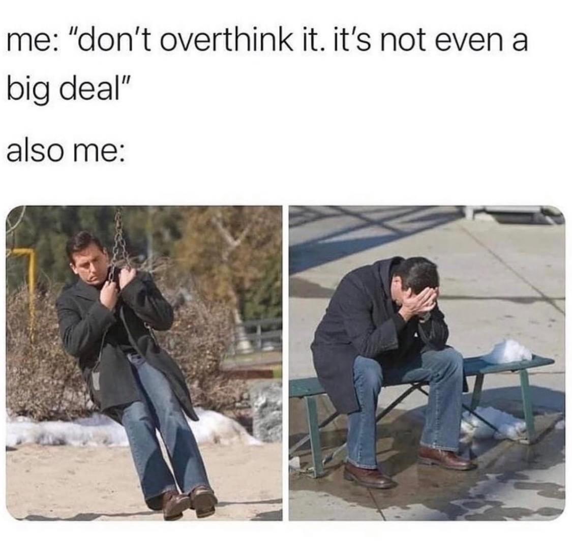 20 Stress Memes That Are Basically Just Internal Screaming 3 Dont overthink it