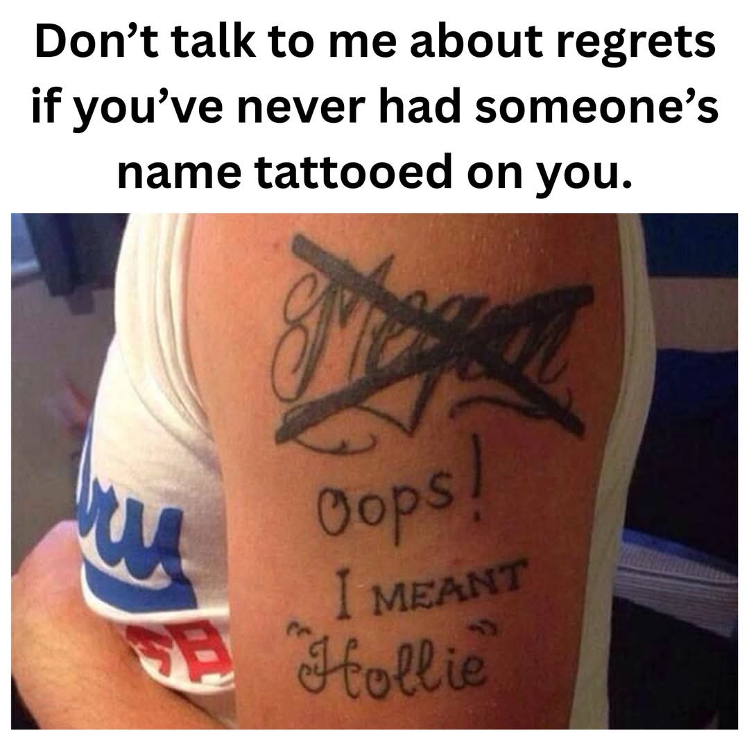 24 Memes That Failed the Vibe Check but Passed the Funny Test 3 Dont talk to me about regrets