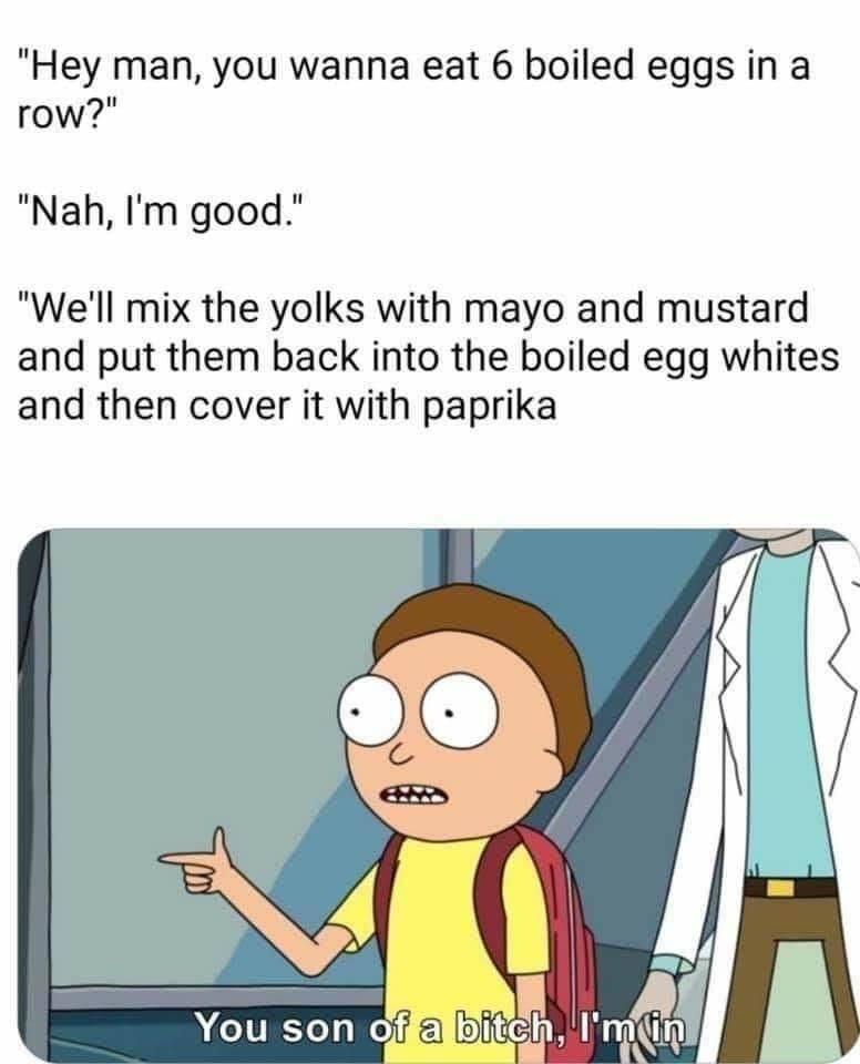 20 Memes That Got Their PhD in Ridiculousness 3 Eat boiled eggs