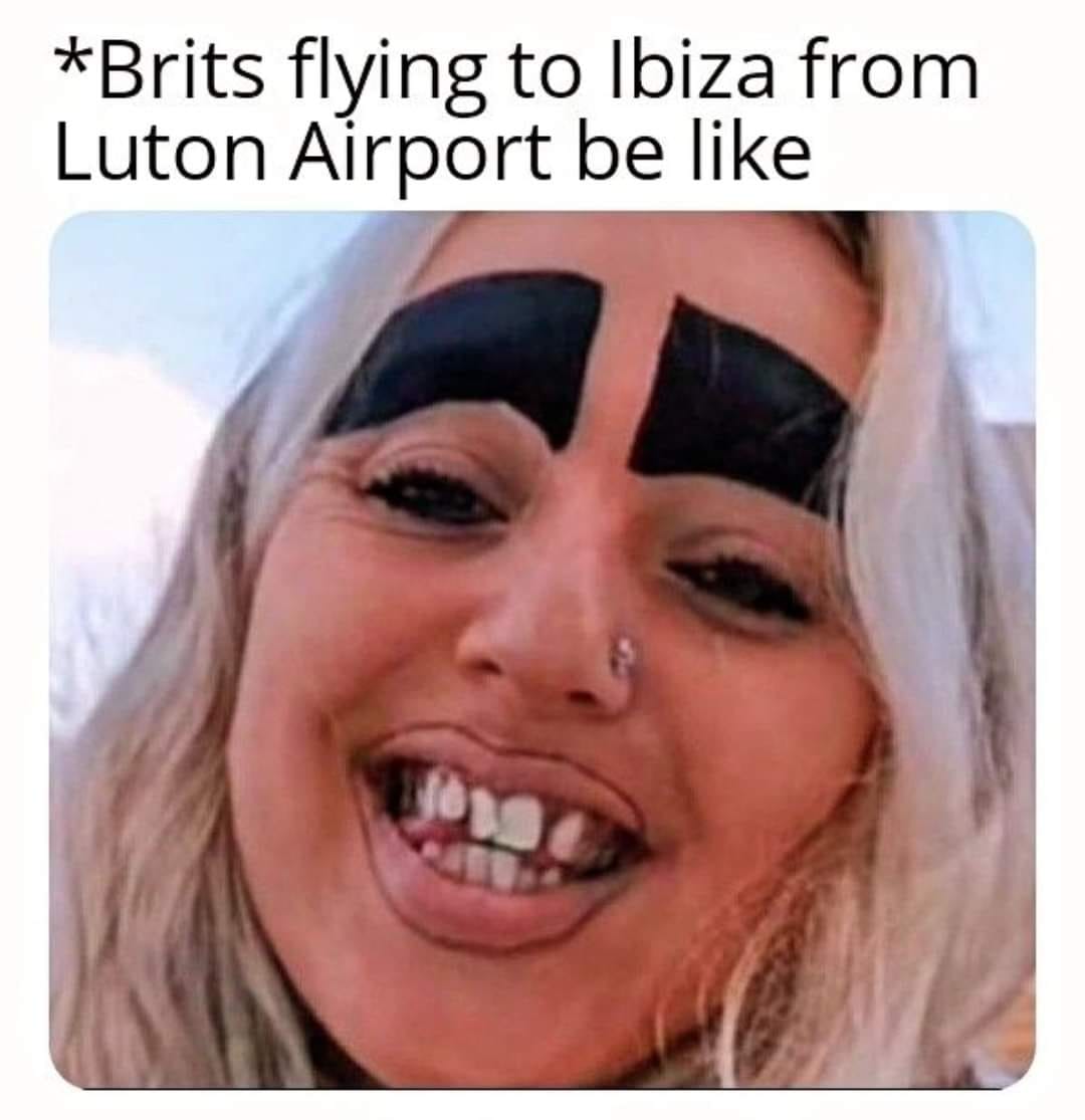 Flying to ibiza