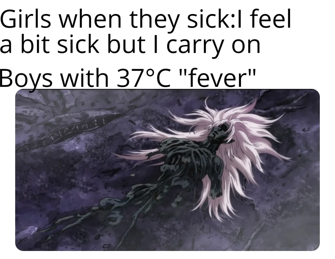 Girls when they sick